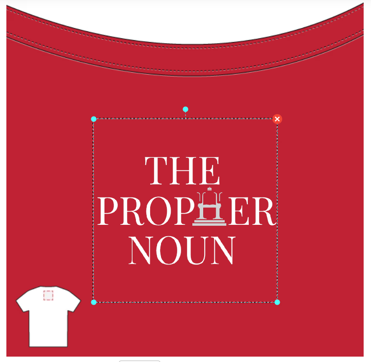 L/S T-Shirt with "Goddess" and "PropHer Noun" Designs