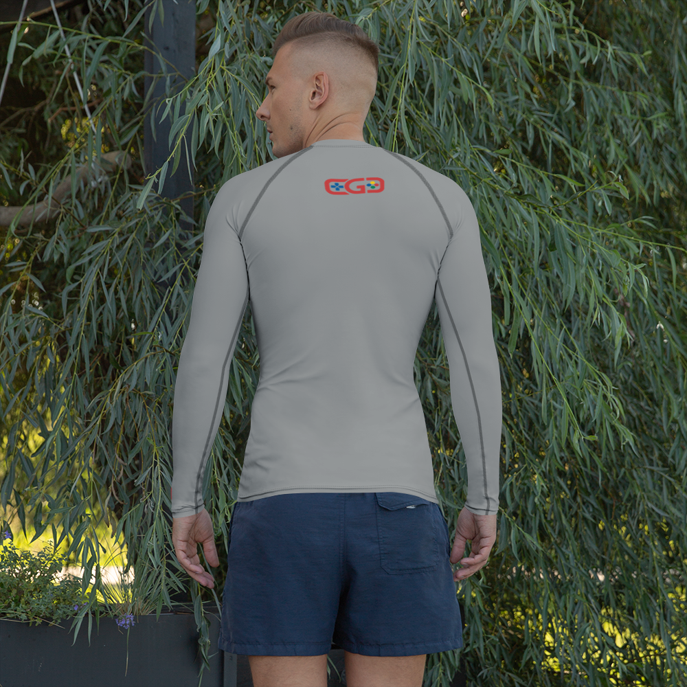 L/S Rash Guard T-Shirt with "Gamer" and "Controller" Designs