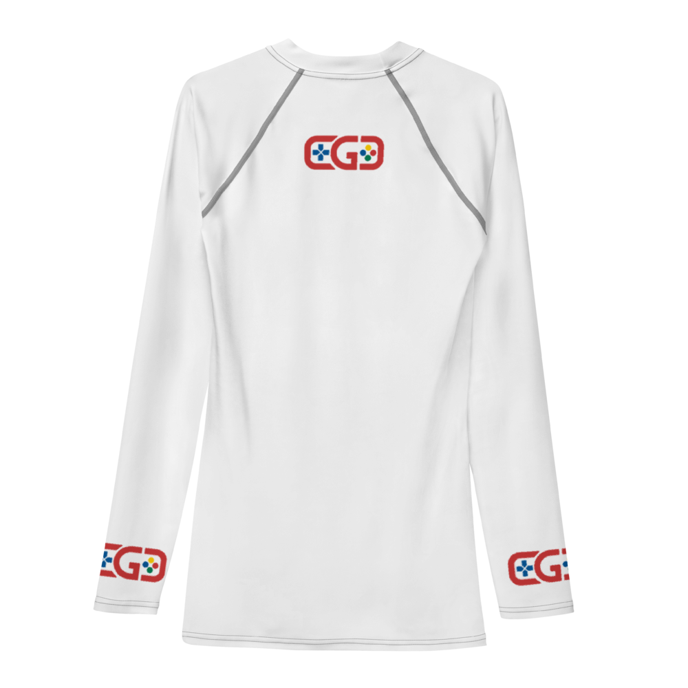 L/S Rash Guard T-Shirt with "Gamer" and "Controller" Designs