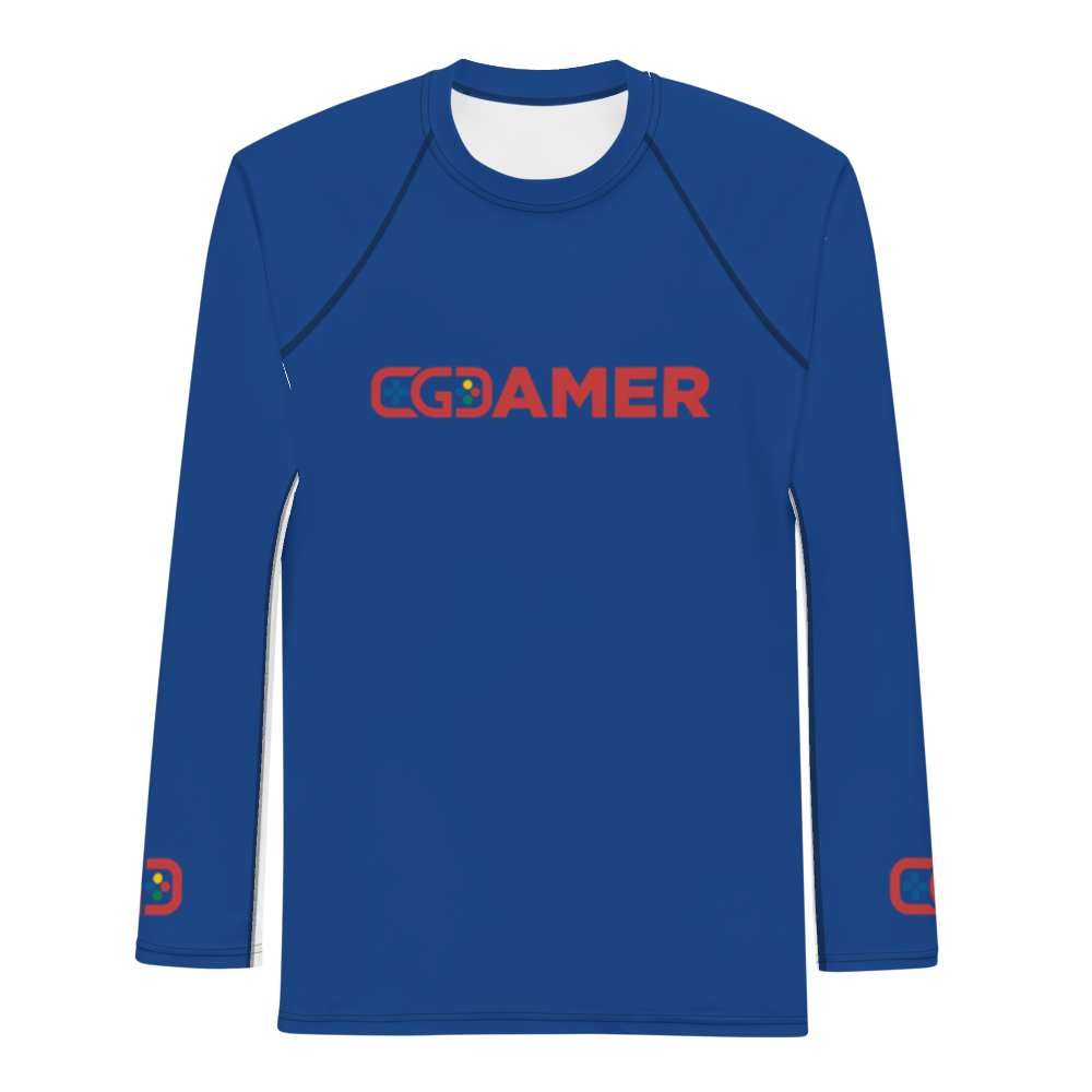 L/S Rash Guard T-Shirt with "Gamer" and "Controller" Designs