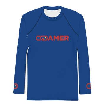 L/S Rash Guard T-Shirt with "Gamer" and "Controller" Designs