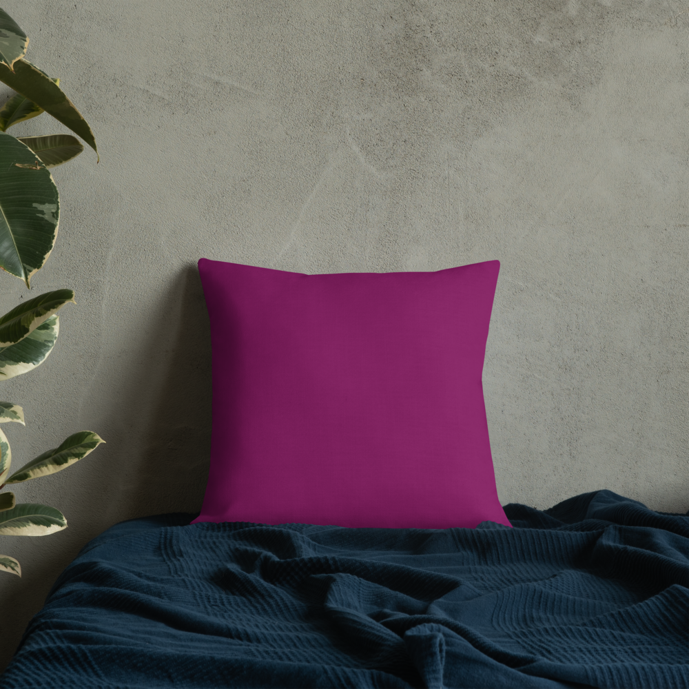 Premium Pillow with "Just Different" Design