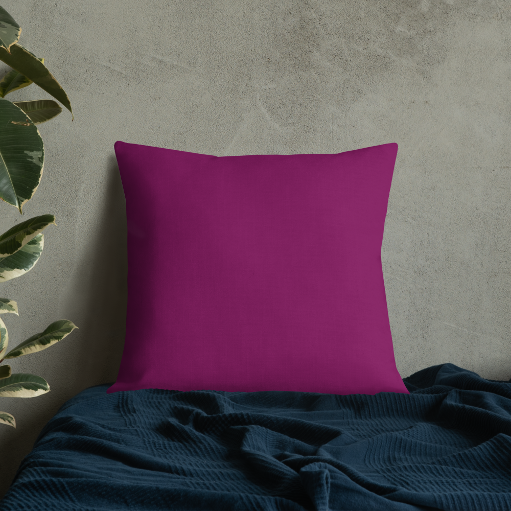 Premium Pillow with "Just Different" Design