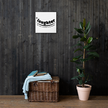 Canvas Print with "Slaughter" Design
