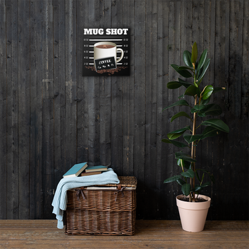 Canvas Print with "MUG SHOT" Design