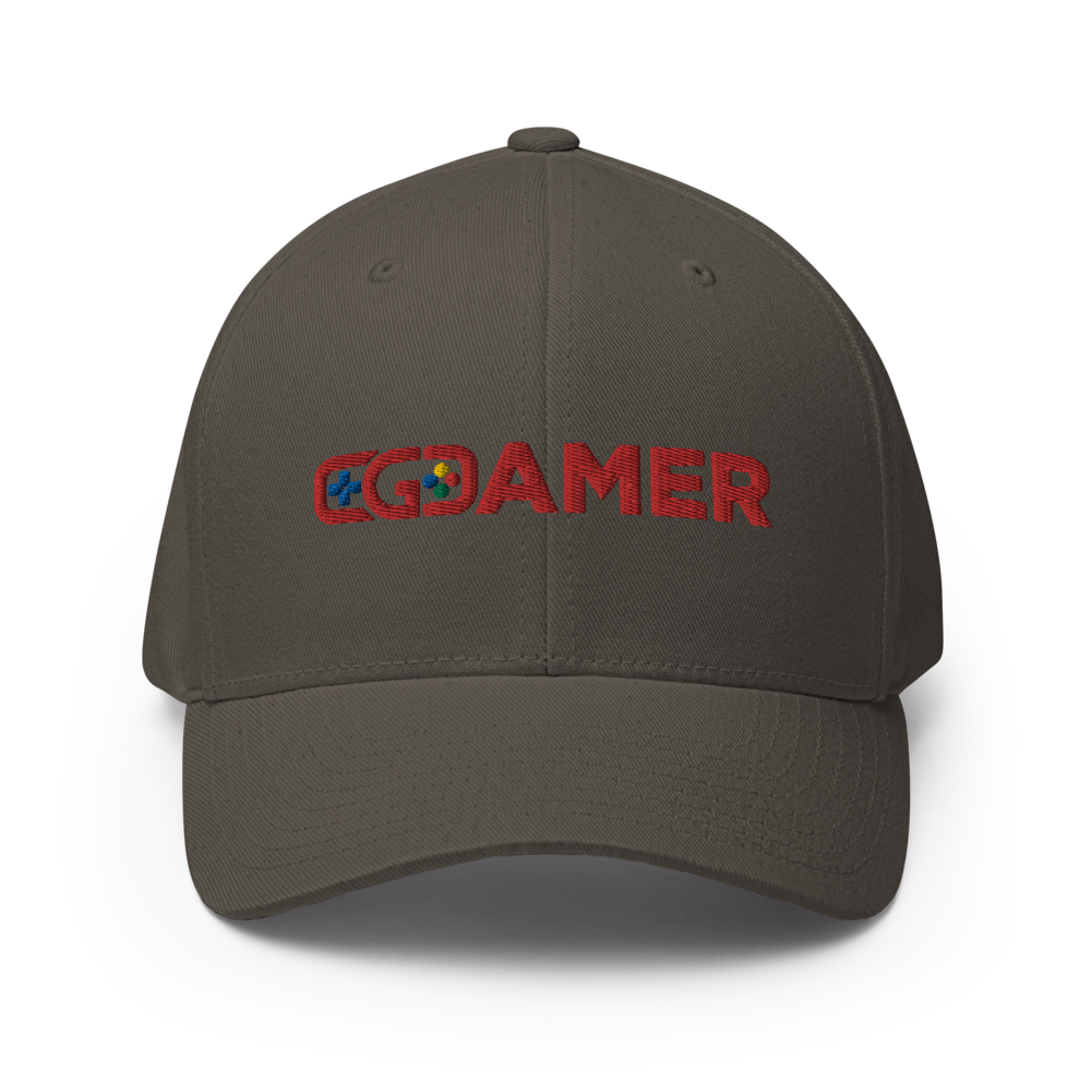 Structured Twill Cap with "Gamer" Designs