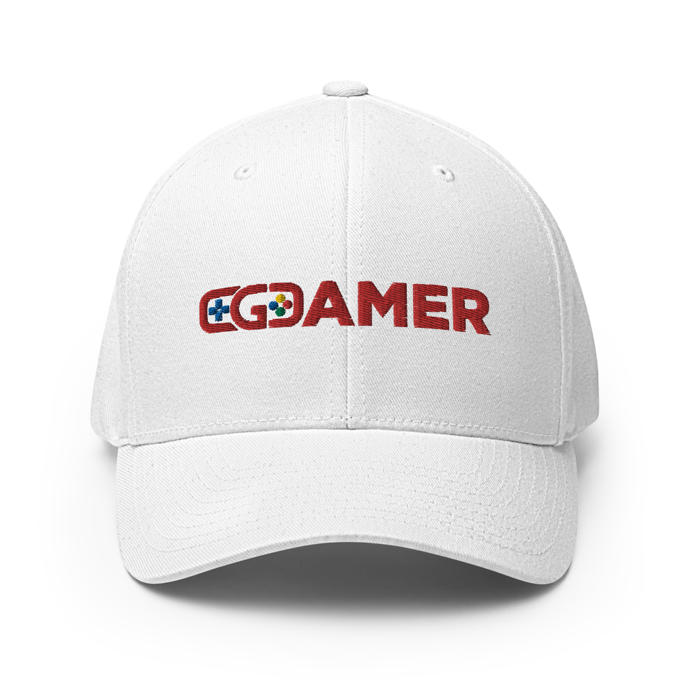 Structured Twill Cap with "Gamer" Designs