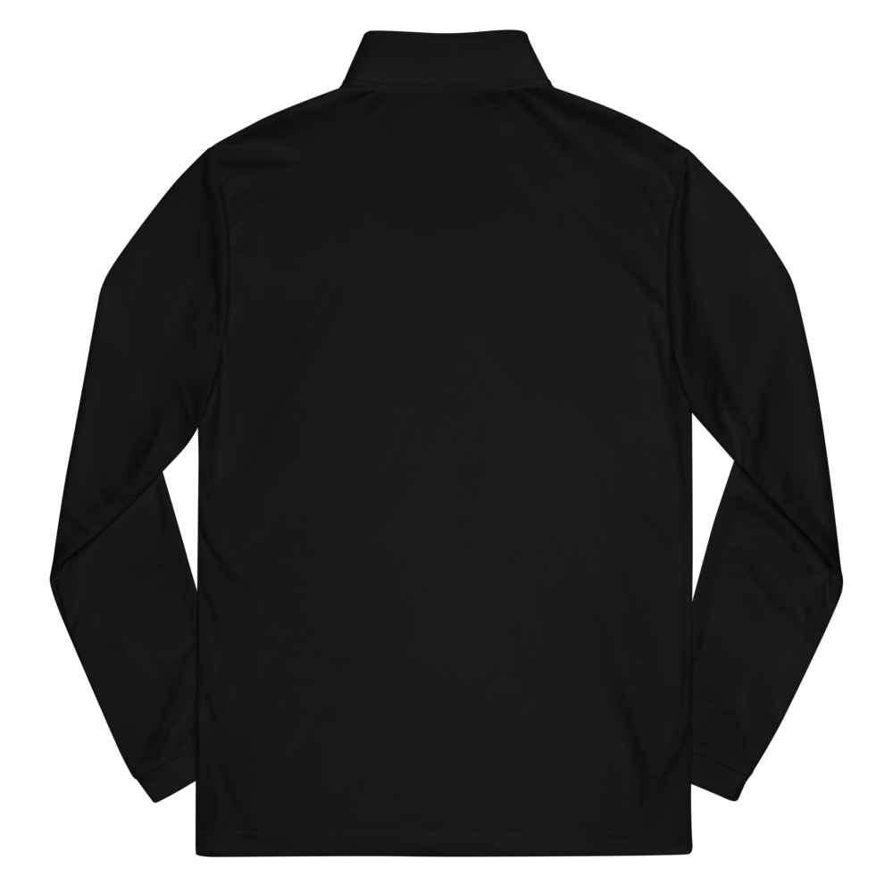 Quarter Zip Pullover with Embroidered "Goddess" and "The PropHer Noun" designs