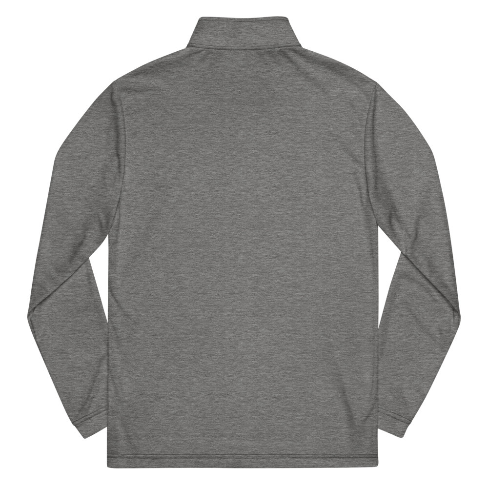 Quarter Zip Pullover with Embroidered "Goddess" and "The PropHer Noun" designs