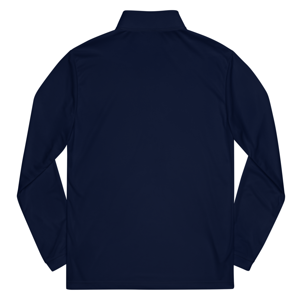 Quarter Zip Pullover with Embroidered "Goddess" and "The PropHer Noun" designs