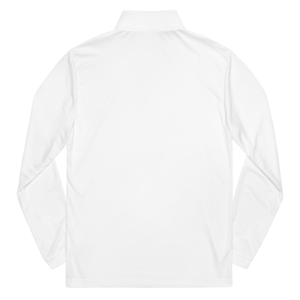 Quarter Zip Pullover with Embroidered "Goddess" and "The PropHer Noun" designs