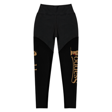 Sports Leggings with "Goddess" and "The PropHer Noun" Designs