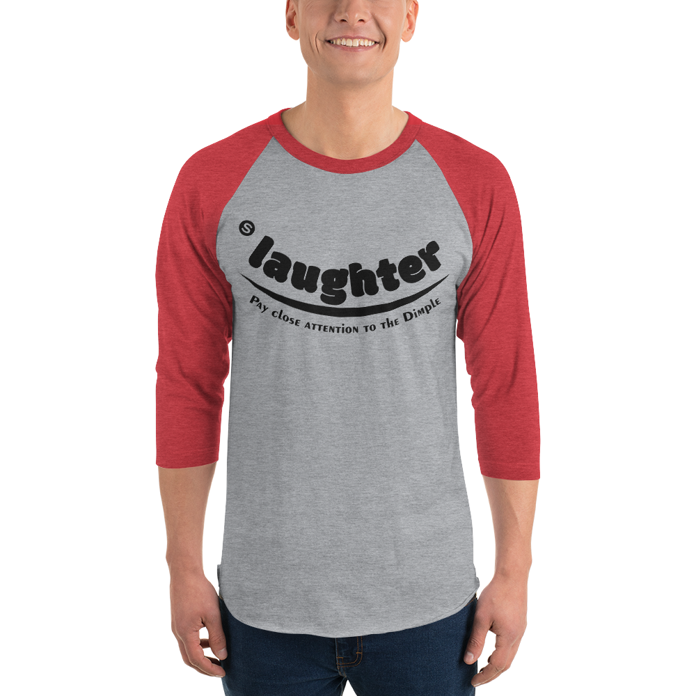 3/4 Sleeve Raglan Shirt with "Slaughter" Design