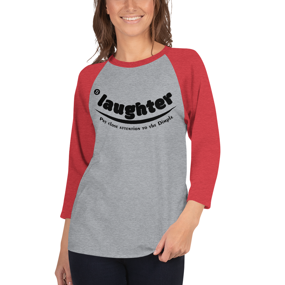 3/4 Sleeve Raglan Shirt with "Slaughter" Design
