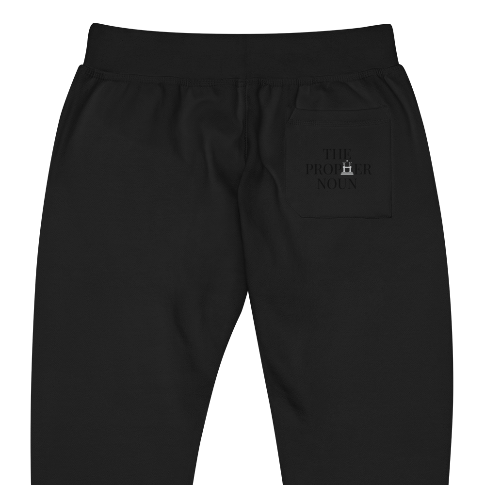 Fleece Sweatpants with "Goddess" and "The PropHer" Noun Designs