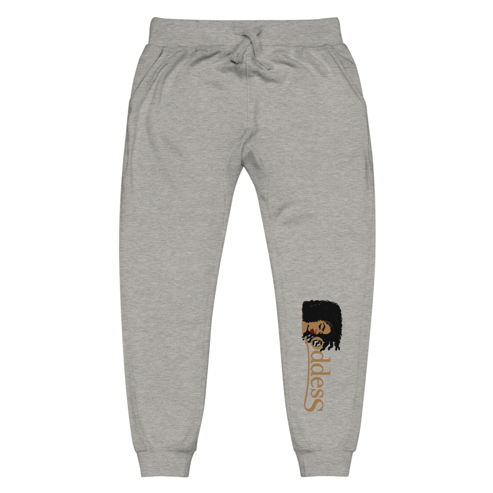 Fleece Sweatpants with "Goddess" and "The PropHer" Noun Designs