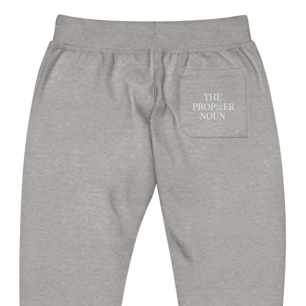 Fleece Sweatpants with "Goddess" and "The PropHer" Noun Designs