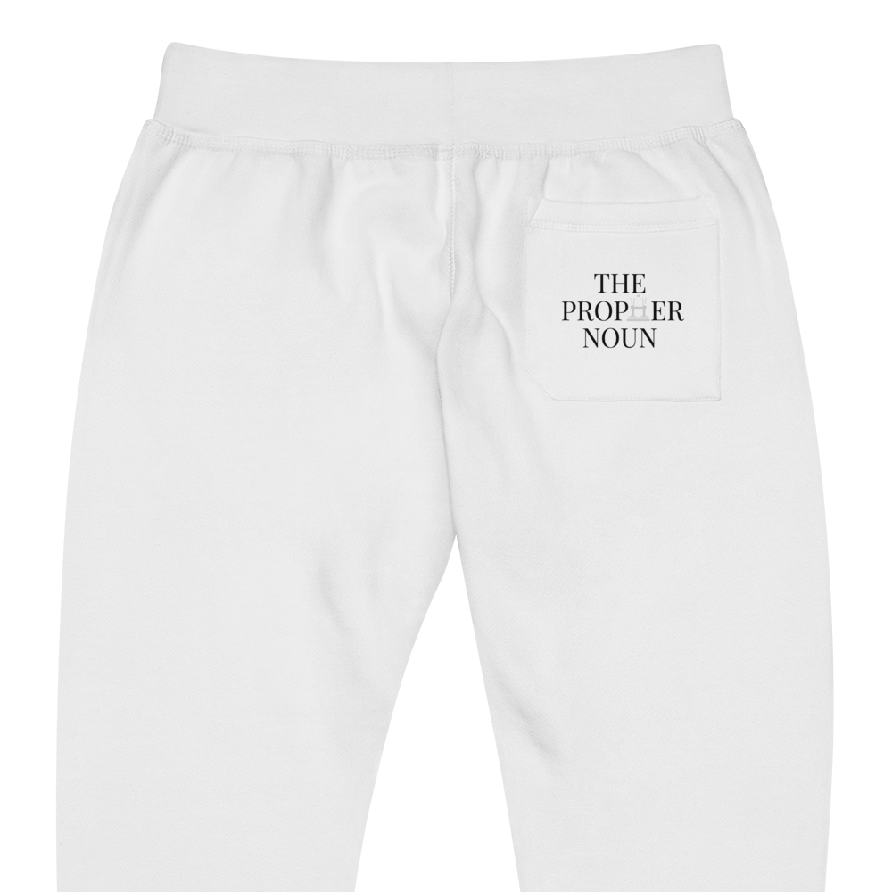 Fleece Sweatpants with "Goddess" and "The PropHer" Noun Designs
