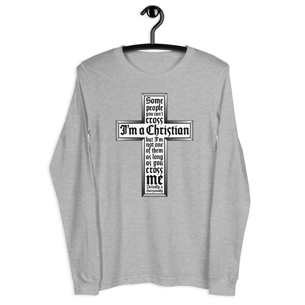 L/S T-Shirt with "I'm A Christian" Design