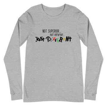 L/S T-Shirt with "Just Different" Design