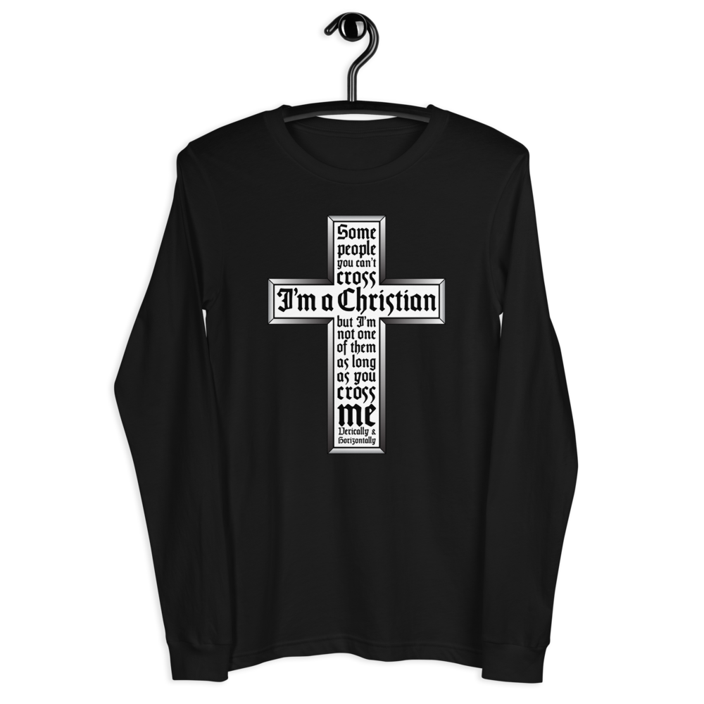 L/S T-Shirt with "I'm A Christian" Design