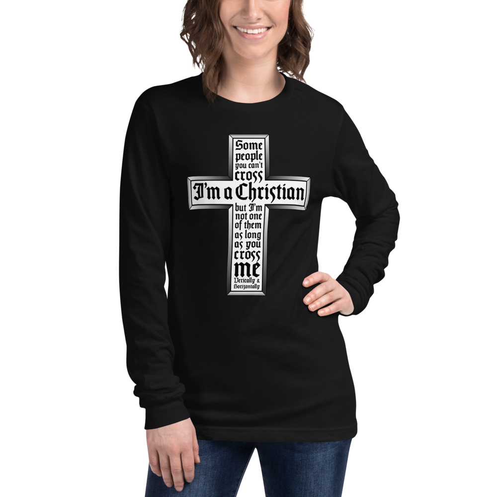 L/S T-Shirt with "I'm A Christian" Design