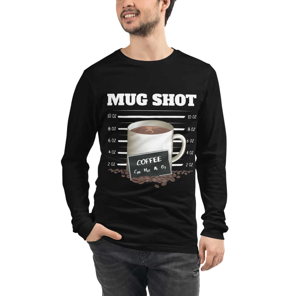 L/S T-Shirt with "MUG SHOT" Design