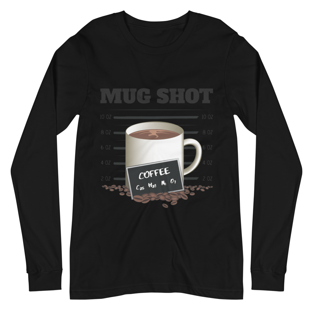 L/S T-Shirt with "MUG SHOT" Design