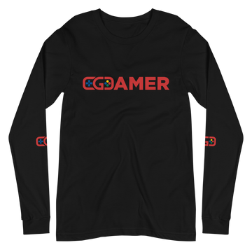L/S T-Shirt with "Gamer" & "Controller" Designs