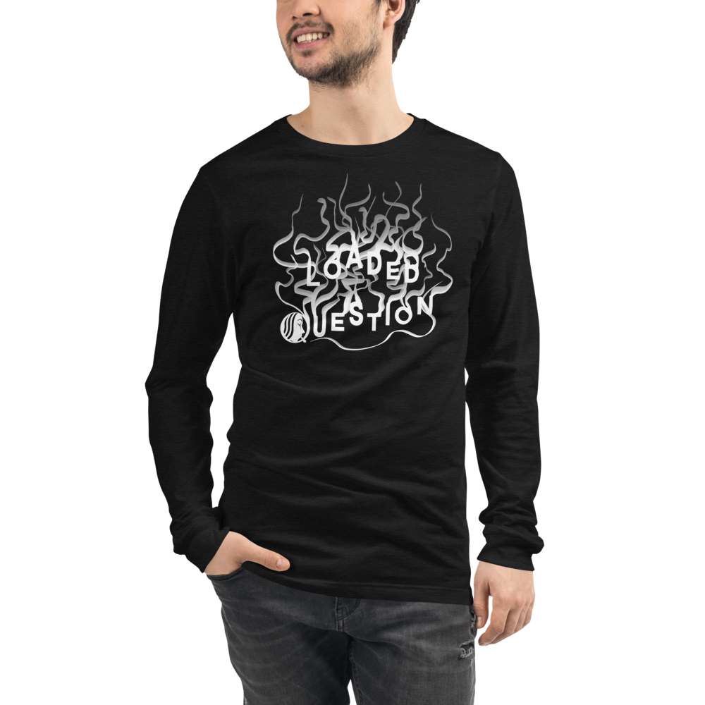 L/S T-Shirt with "Loaded Question" Design
