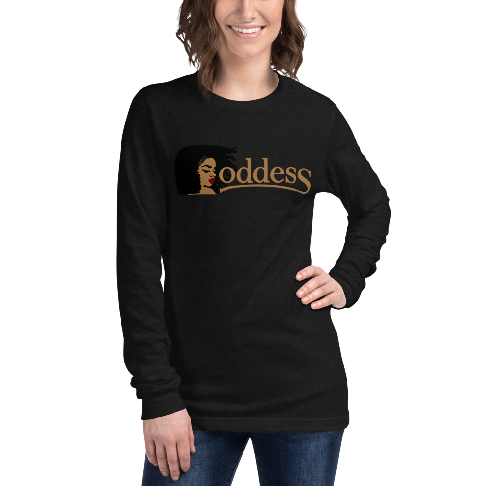 L/S T-Shirt with "Goddess" and "The PropHer Noun" Designs