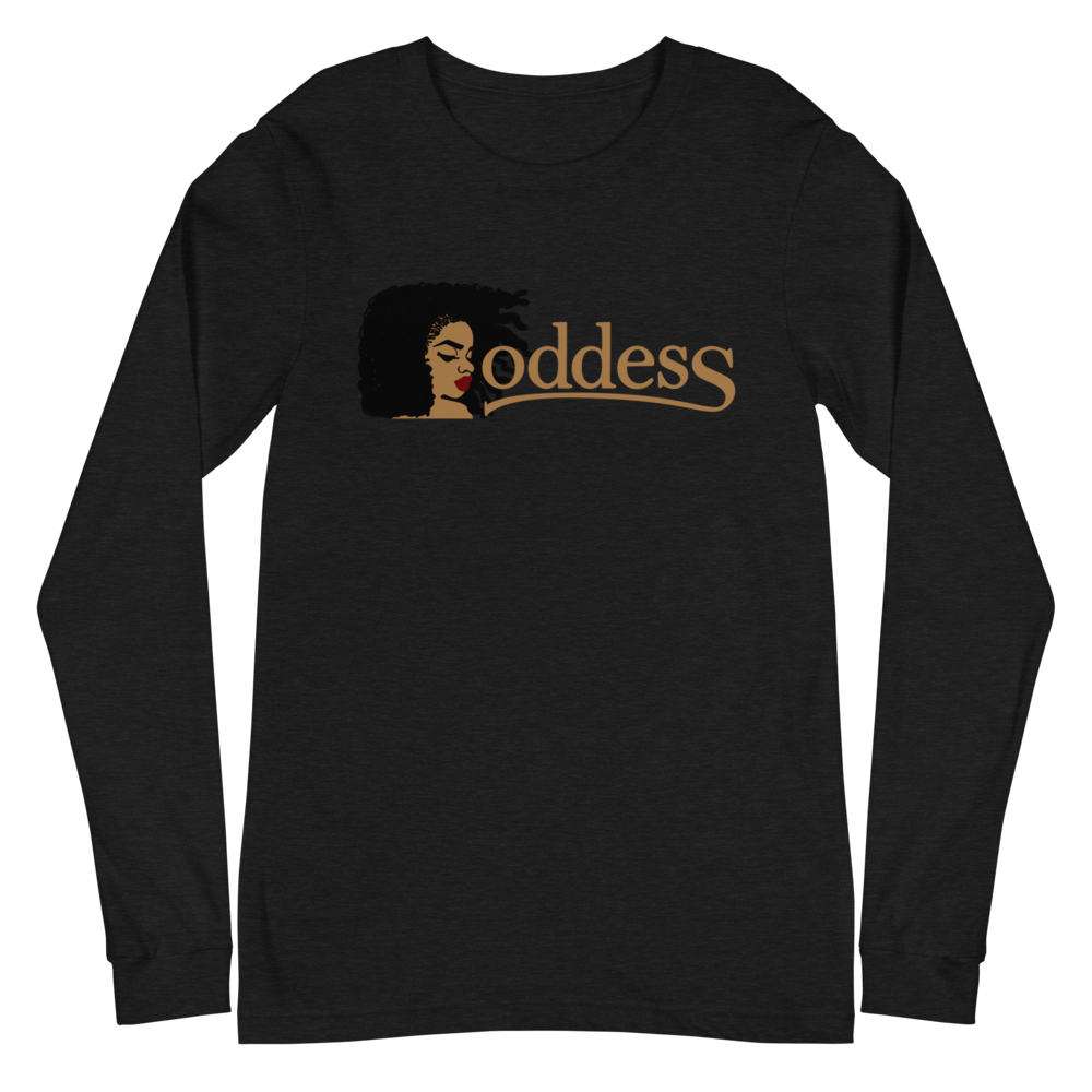 L/S T-Shirt with "Goddess" and "The PropHer Noun" Designs