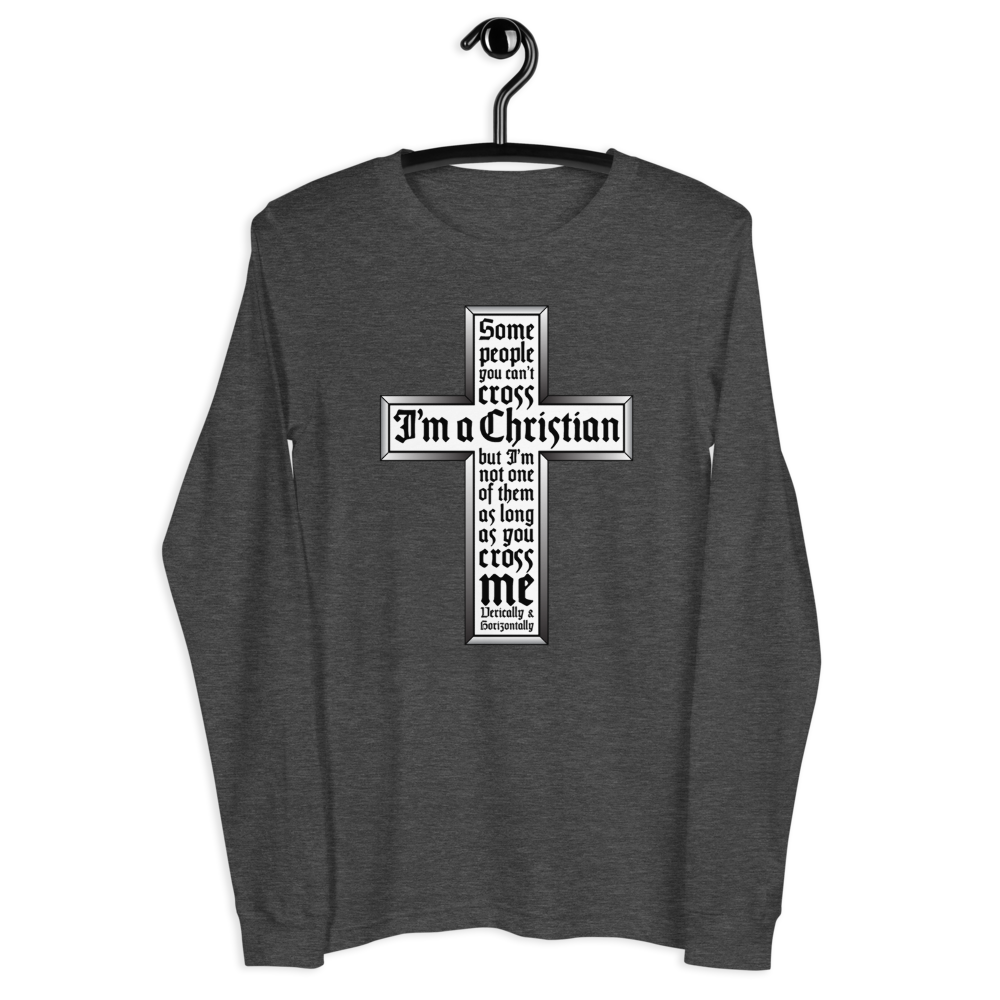 L/S T-Shirt with "I'm A Christian" Design