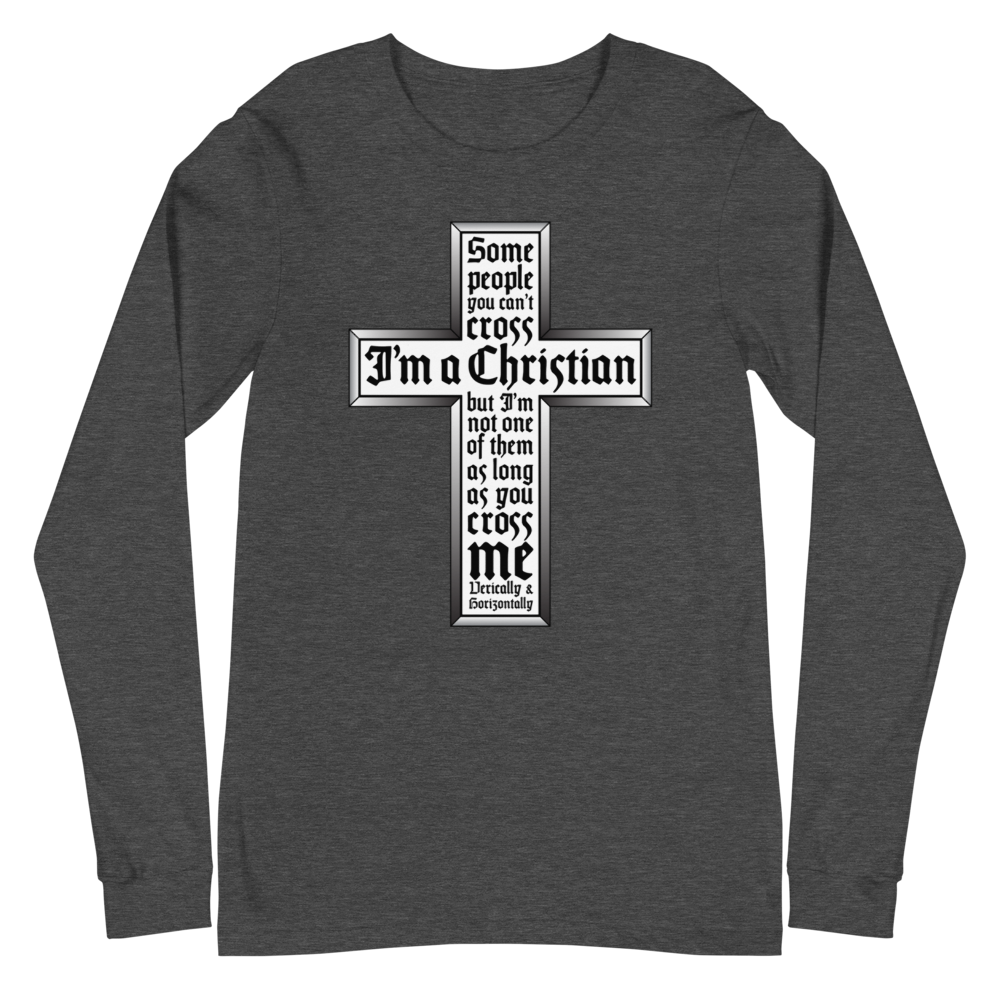 L/S T-Shirt with "Cross" Design