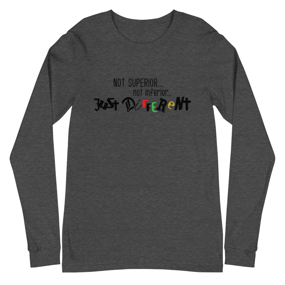 L/S T-Shirt with "Just Different" Design