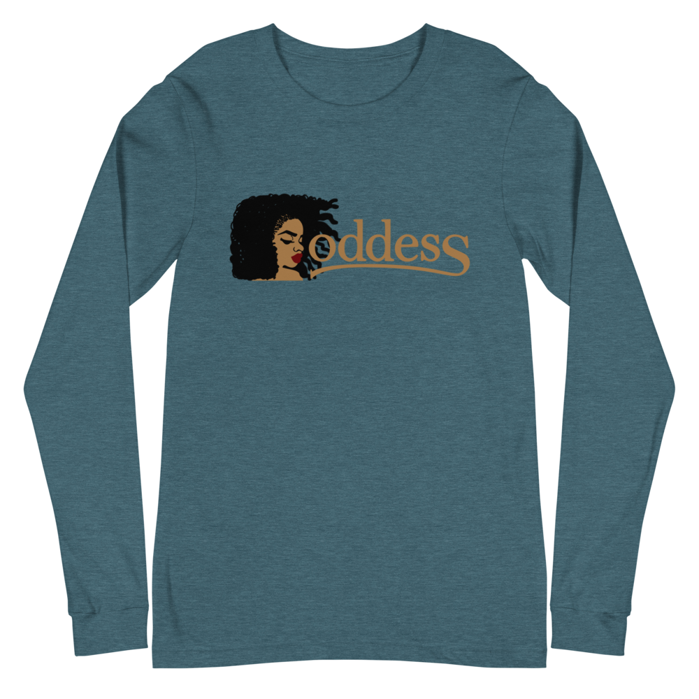 L/S T-Shirt with "Goddess" and "PropHer Noun" Designs