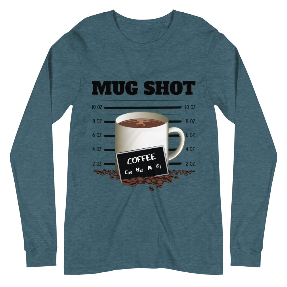 L/S T-Shirt with "MUG SHOT" Design