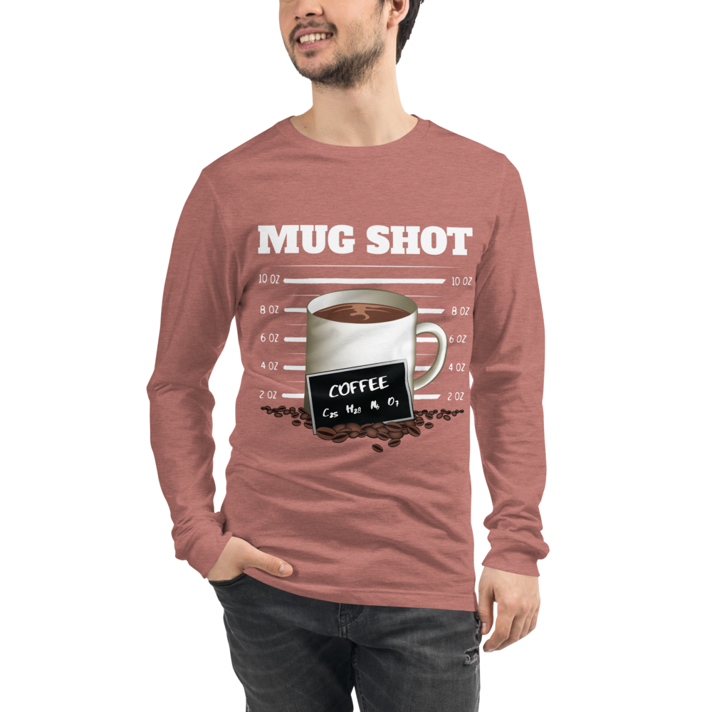 L/S T-Shirt with "MUG SHOT" Design