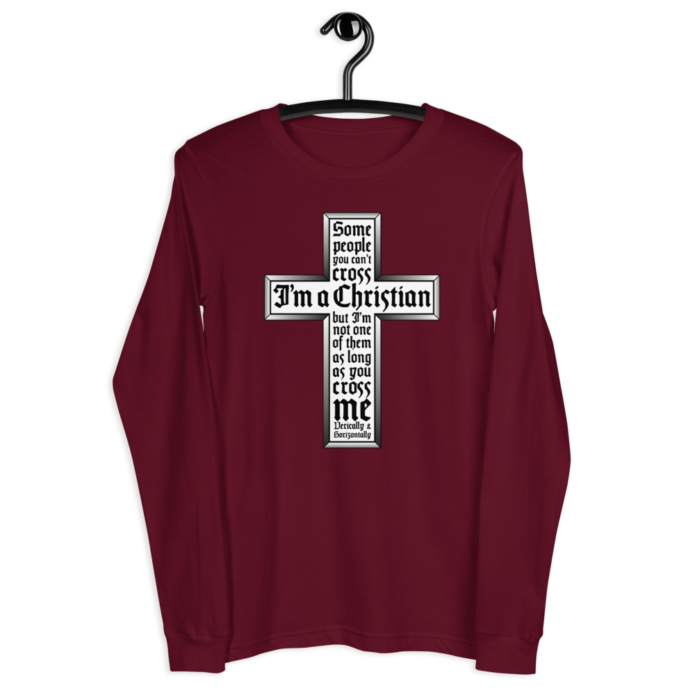 L/S T-Shirt with "I'm A Christian" Design
