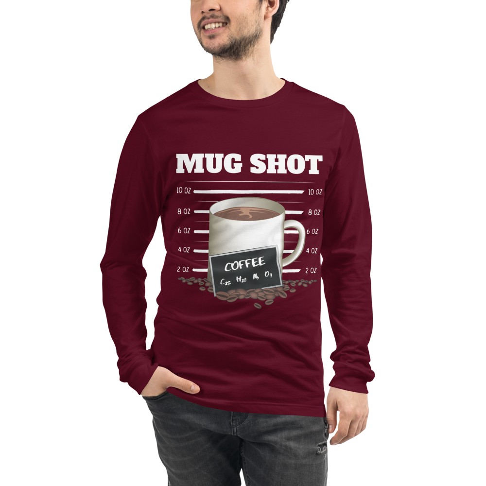 L/S T-Shirt with "MUG SHOT" Design