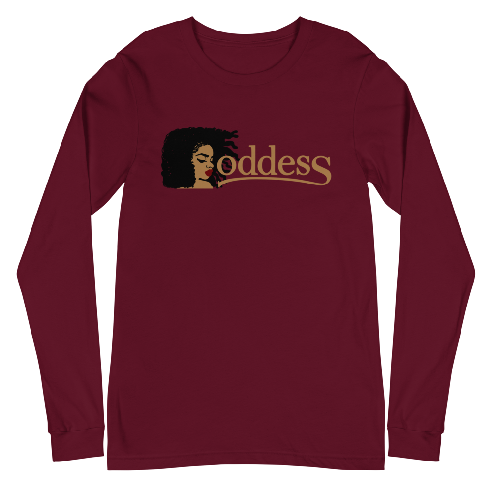 L/S T-Shirt with "Goddess" and "The PropHer Noun" Designs