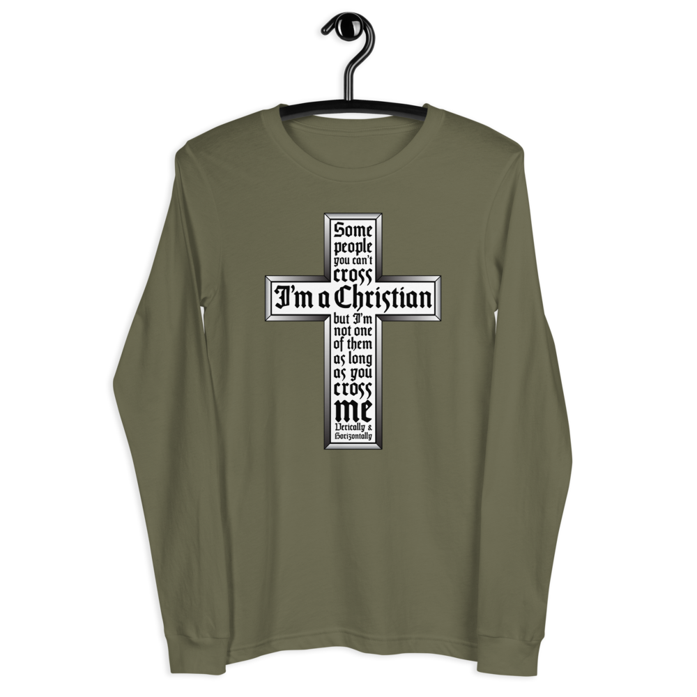 L/S T-Shirt with "I'm A Christian" Design