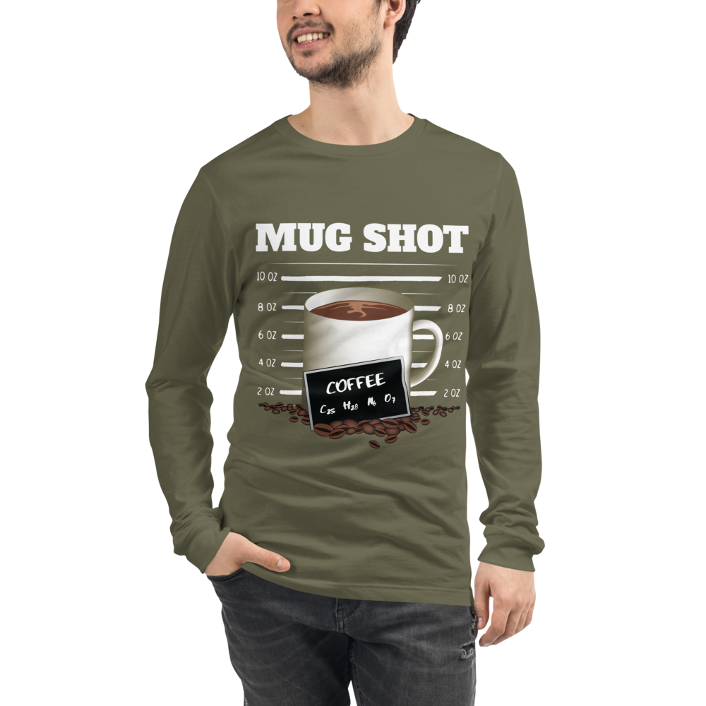 L/S T-Shirt with "MUG SHOT" Design