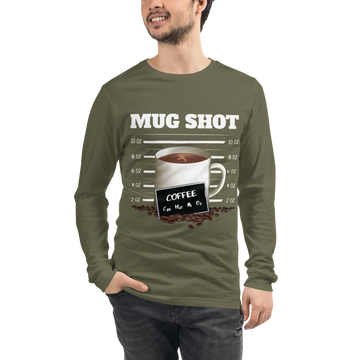 L/S T-Shirt with "MUG SHOT" Design