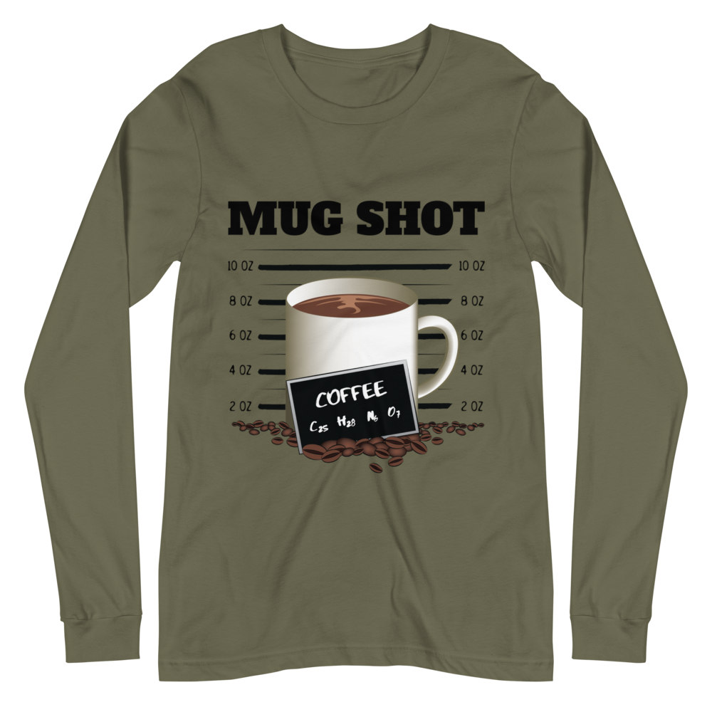 L/S T-Shirt with "MUG SHOT" Design