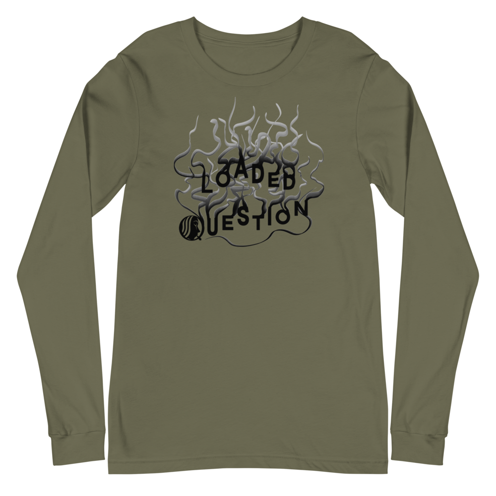 L/S T-Shirt with "Loaded Question" Design