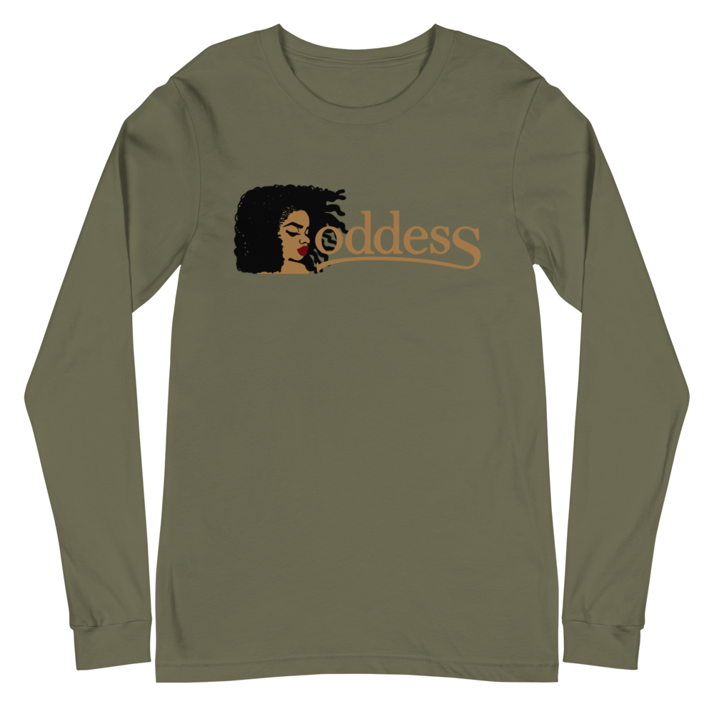 L/S T-Shirt with "Goddess" and "The PropHer Noun" Designs