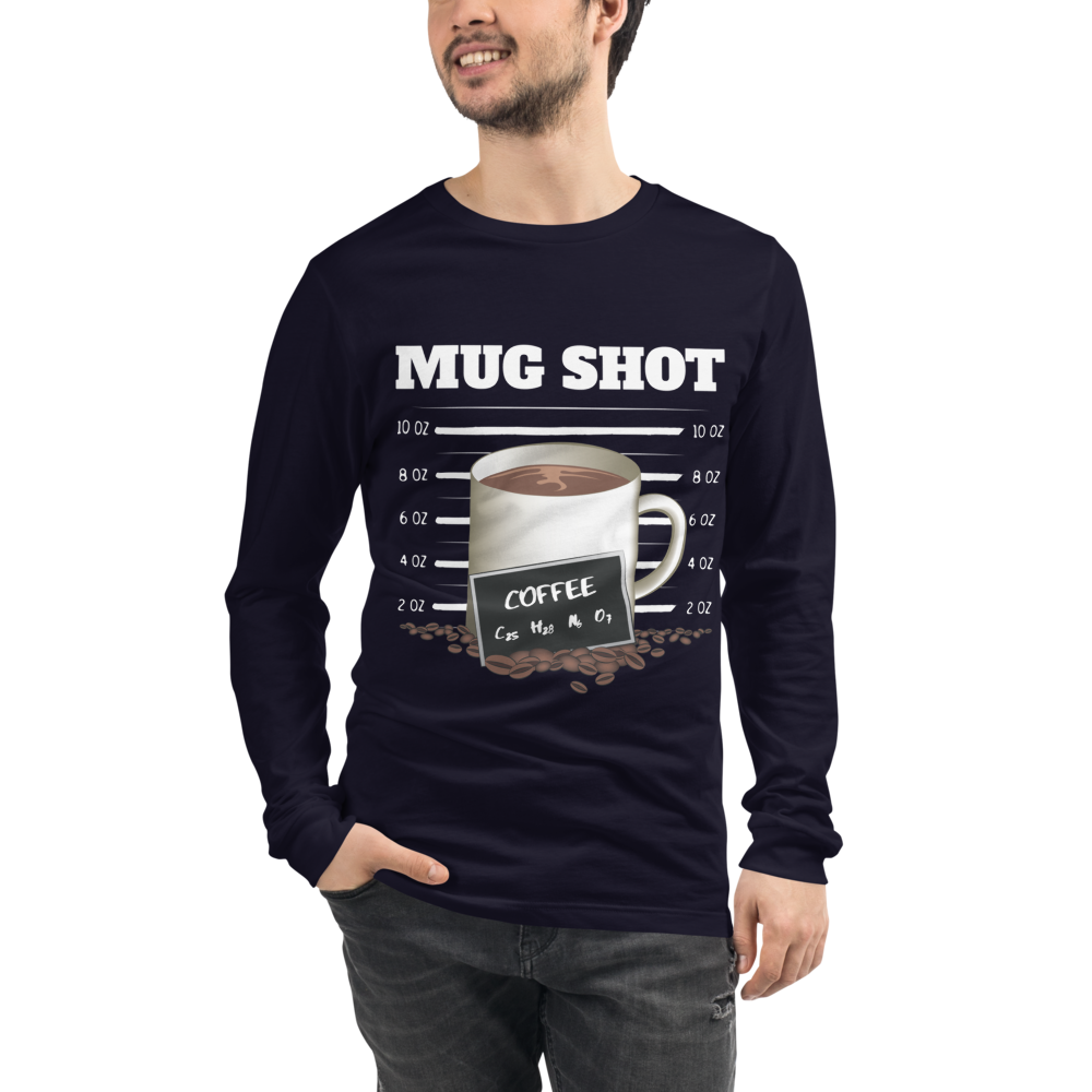 L/S T-Shirt with "MUG SHOT" Design