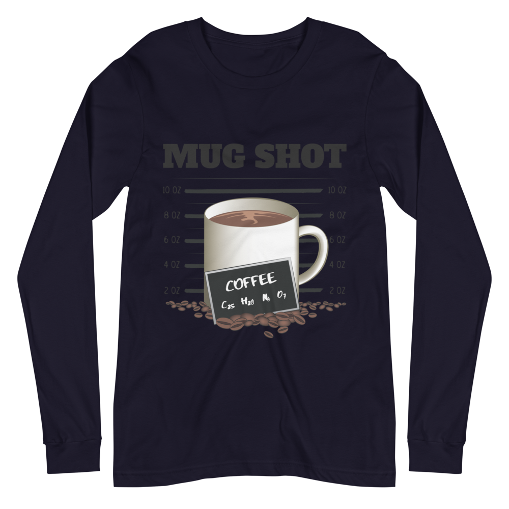 L/S T-Shirt with "MUG SHOT" Design
