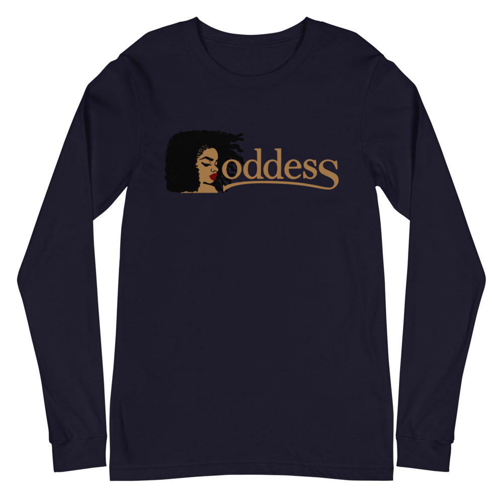 L/S T-Shirt with "Goddess" and "The PropHer Noun" Designs